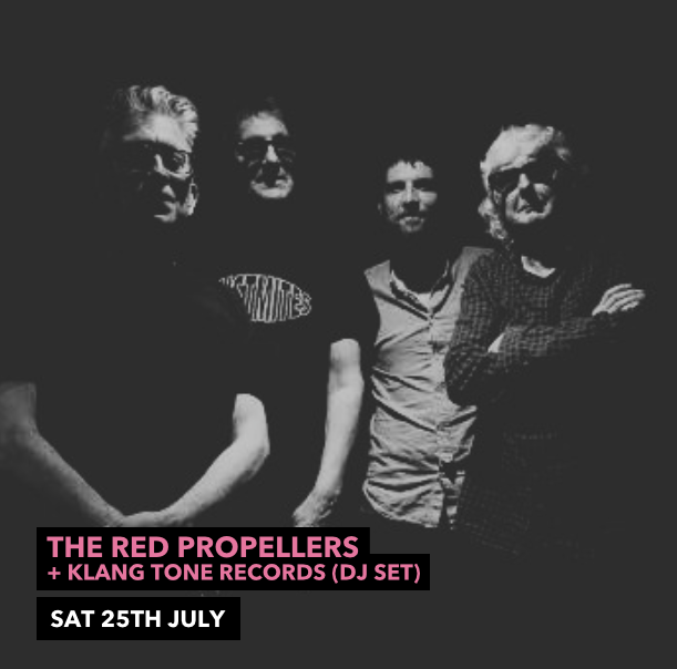 Poster for THE RED PROPELLERS, KLANG TONE RECORDS